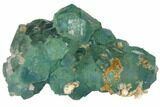 Stepped Blue-Green Fluorite Crystal Cluster - China #128870-2
